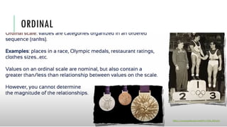 ORDINAL
When collecting data we make measurements
https://www.youtube.com/watch?v=1Q6_LRZwZrc
 