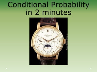 Conditional Probability
in 2 minutes
 