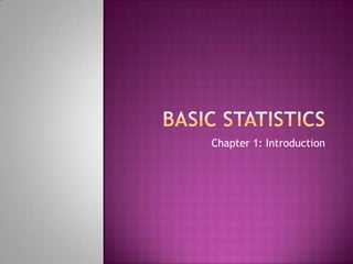 Chapter 1: Introduction
 