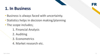 Basics of Statistics