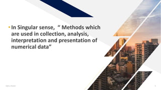 Basics of Statistics