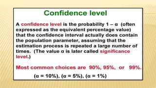 Inferential statistics