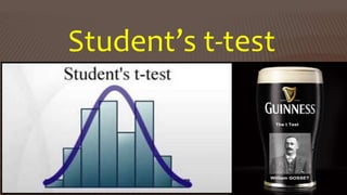 Student’s t-test
 