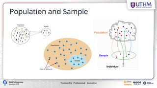 Population and Sample
 