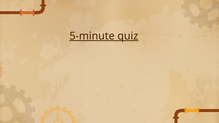5-minute quiz
 