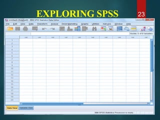 EXPLORING SPSS 23
 