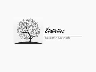 Statistics
Research Methods
 