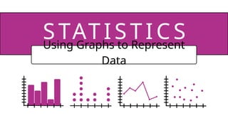 Using Graphs to Represent
Data
S TAT I S T I CS
 