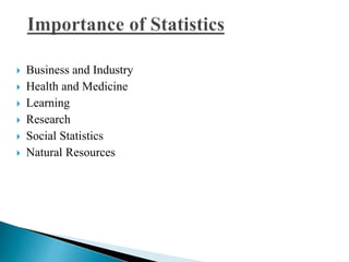  Business and Industry 
 Health and Medicine 
 Learning 
 Research 
 Social Statistics 
 Natural Resources 
 